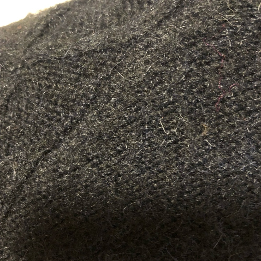 Chaps Black Cable-Knit Button Cardigan/sweater - Picture 9 of 11